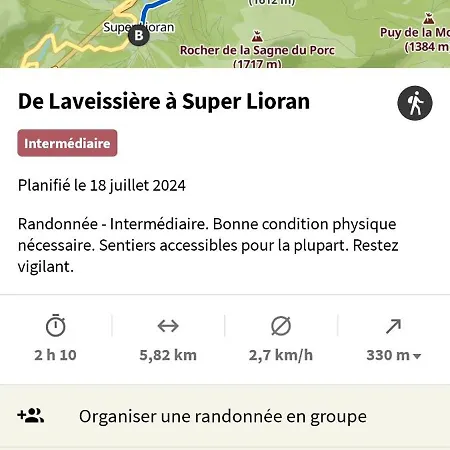 Guest house Au Coeur Du Volcantal Laveissiere